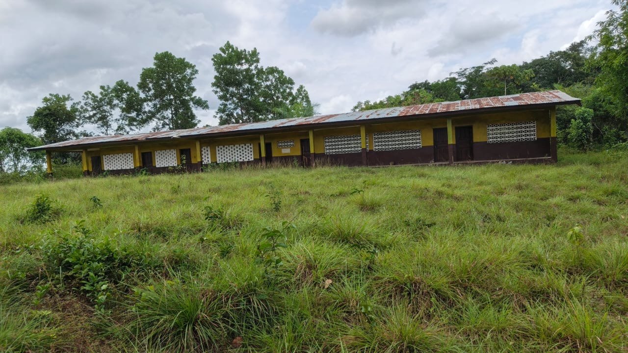 The six-room safe house building in Liberia